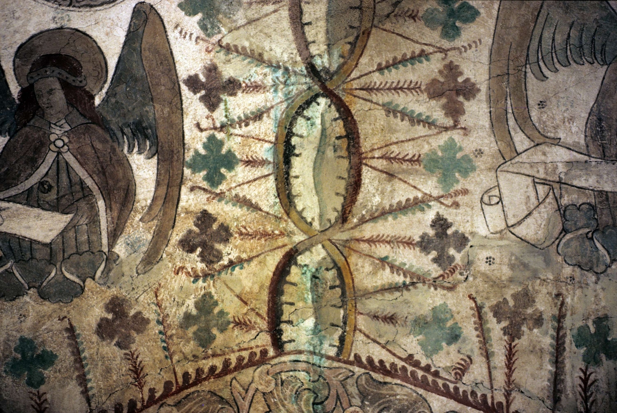Rune Hammarling, Lime painting in Viksta Church, Viksta parish, Uppland 1986