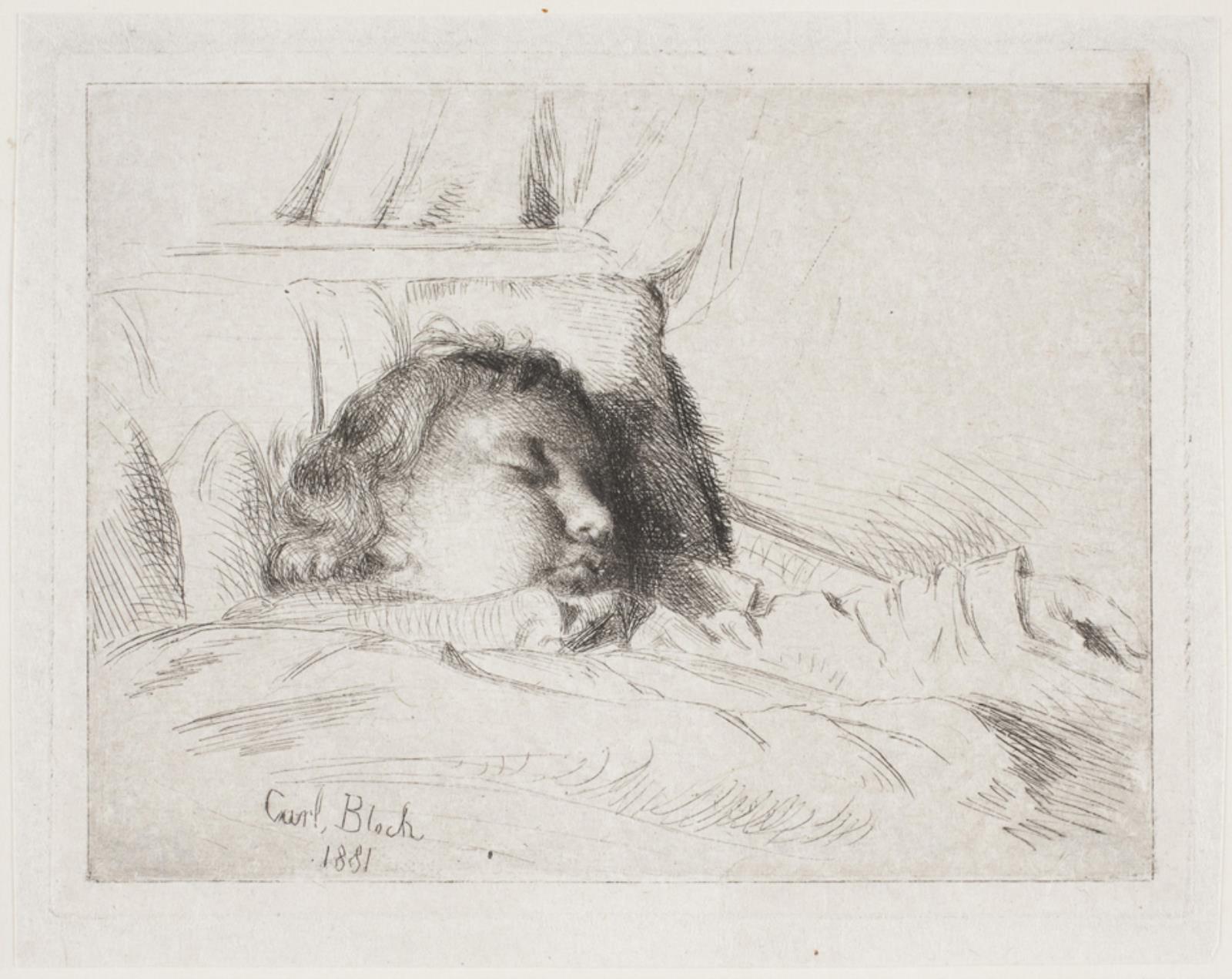 Carl Bloch, Det sovende barn