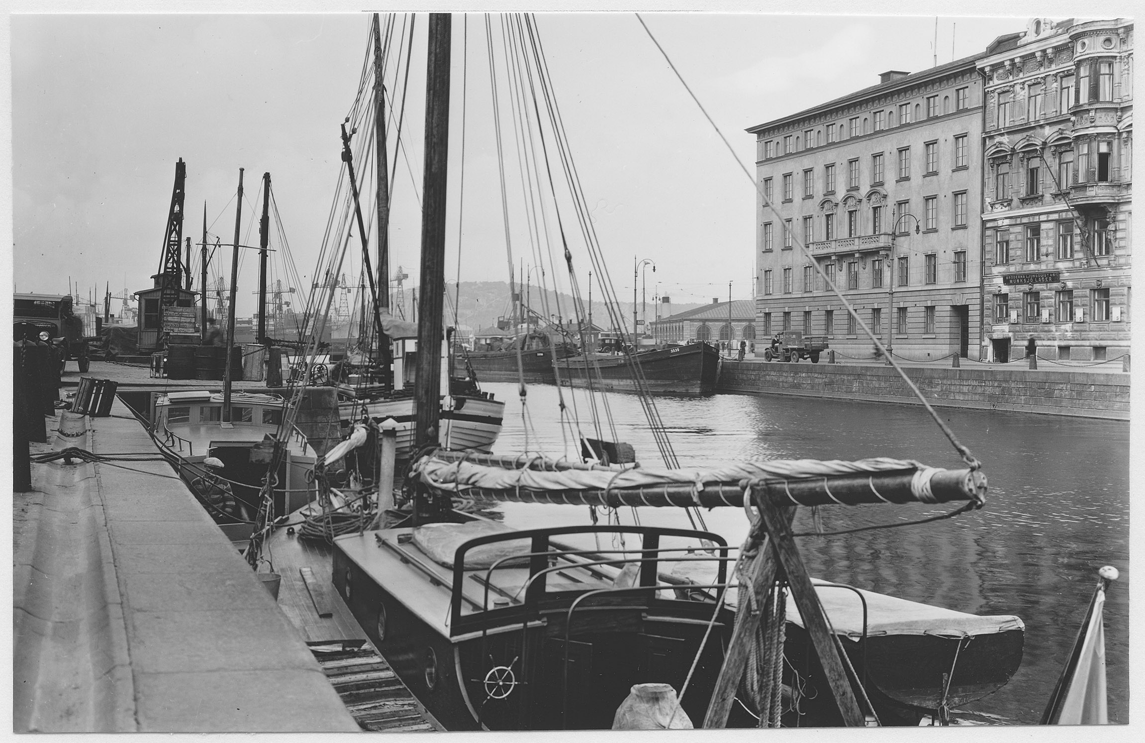 Mårten Sjöbeck, Göteborg, Stora hamnkanalen