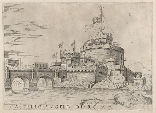 Anonymous, Castello Sant' Angelo, from "Speculum Romanae Magnificentiae"