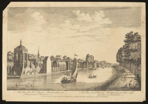 Unknown, The Seat of the Heer Theodore Boedenmaker, seen looking towards Breukelen