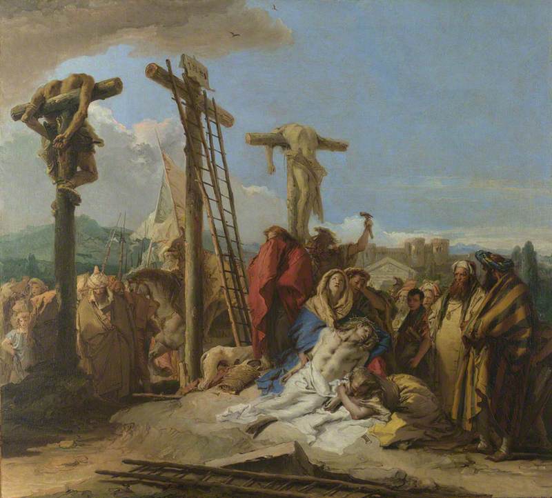 Giovanni Domenico Tiepolo, The Lamentation at the Foot of the Cross