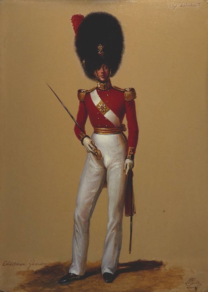 Alexandre Jean Dubois-Drahonet, Lieutenant and Captain the Honourable Thomas Ashburnham (1816-72), Coldstrem Guards