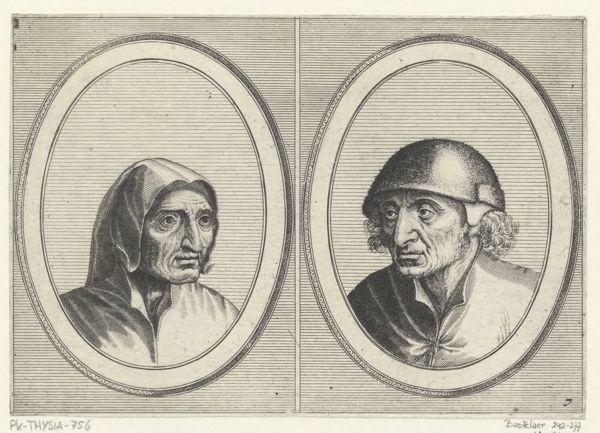 Doetechum, Johannes of Lucas van, (printmaker), Rijckje Schimmel-penninghs and Lubbert Leever-worst