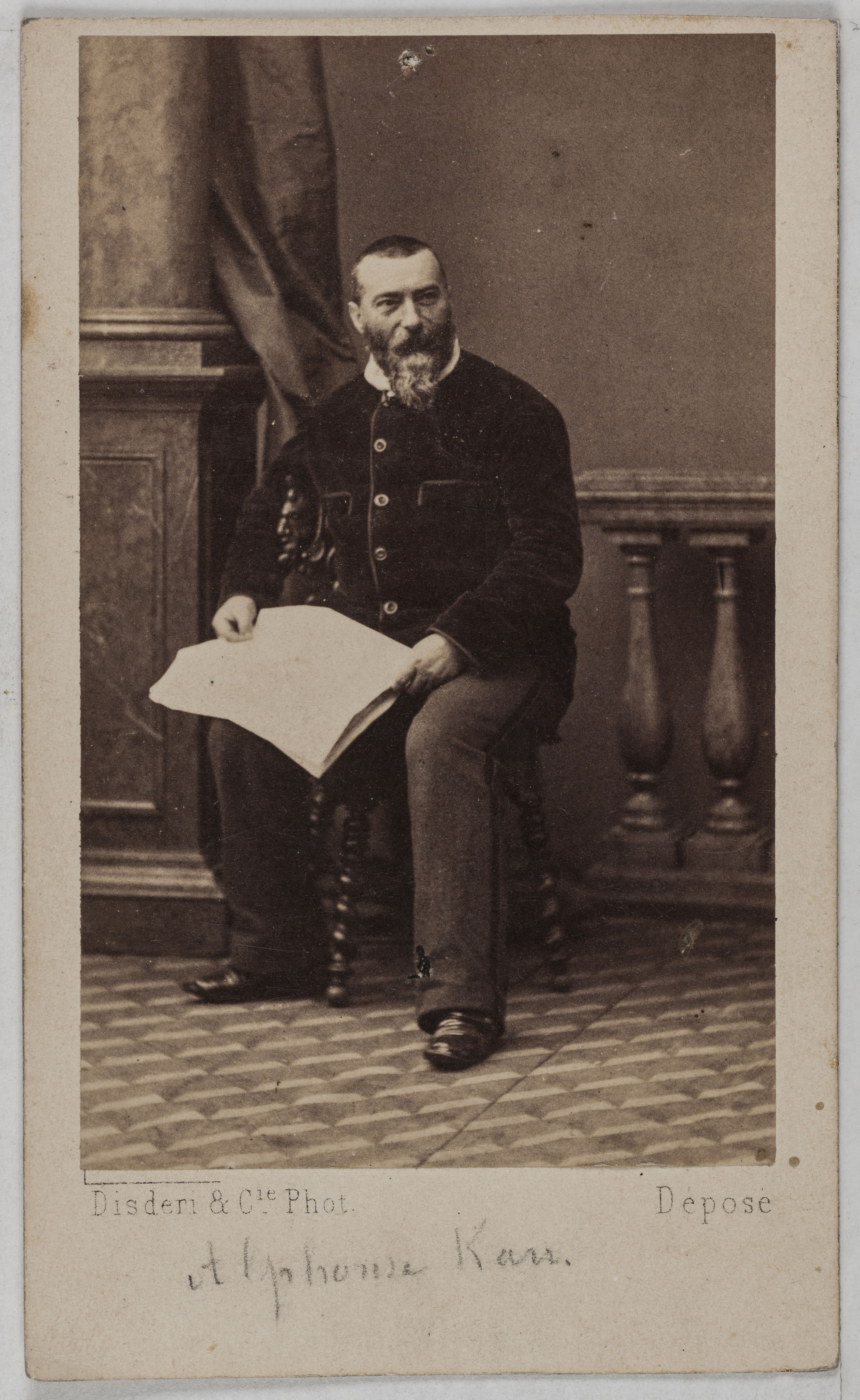 Disderi & Cie, Portrait d'Alphonse Karr (1808-1890), (écrivain, journaliste)