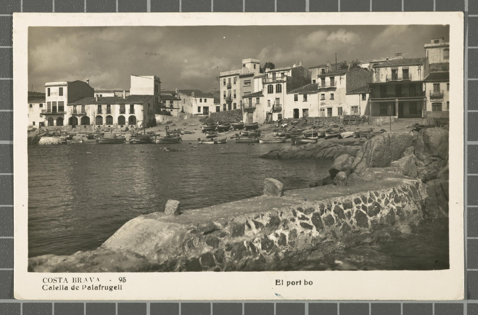 Desconegut, Costa Brava - 95 Calella de Palafrugell. El port bo