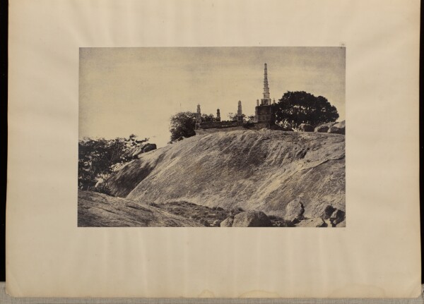 Capt. Linnaeus Tripe, Secunder Malay. Tomb of Peer Secunder, on Top of the Hill.