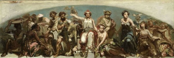 Charles Rochussen, The Colonies Pay Tribute to the Dutch Maiden