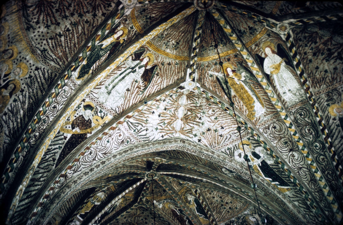 Okänd,, Interior of Edebo Church, Edebo parish, Uppland