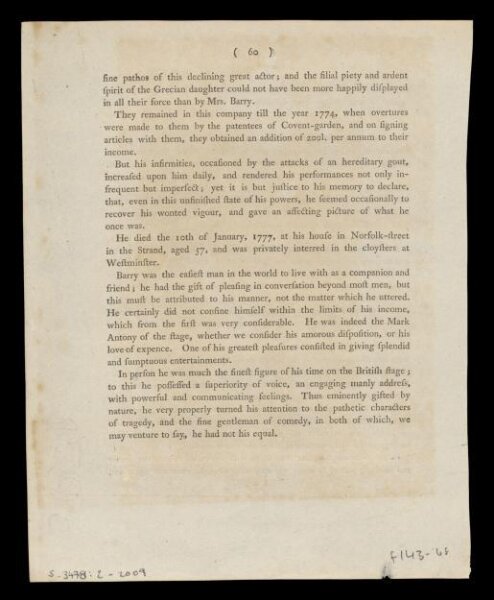 Unknown, H Beard Print Collection