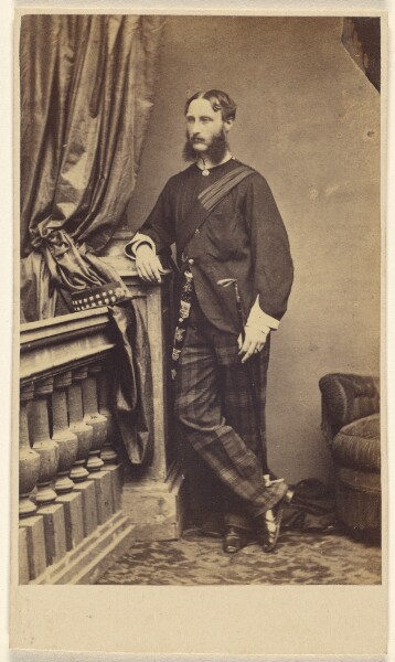 Unknown, [Unidentified man with moustache and muttonchops, standing]
