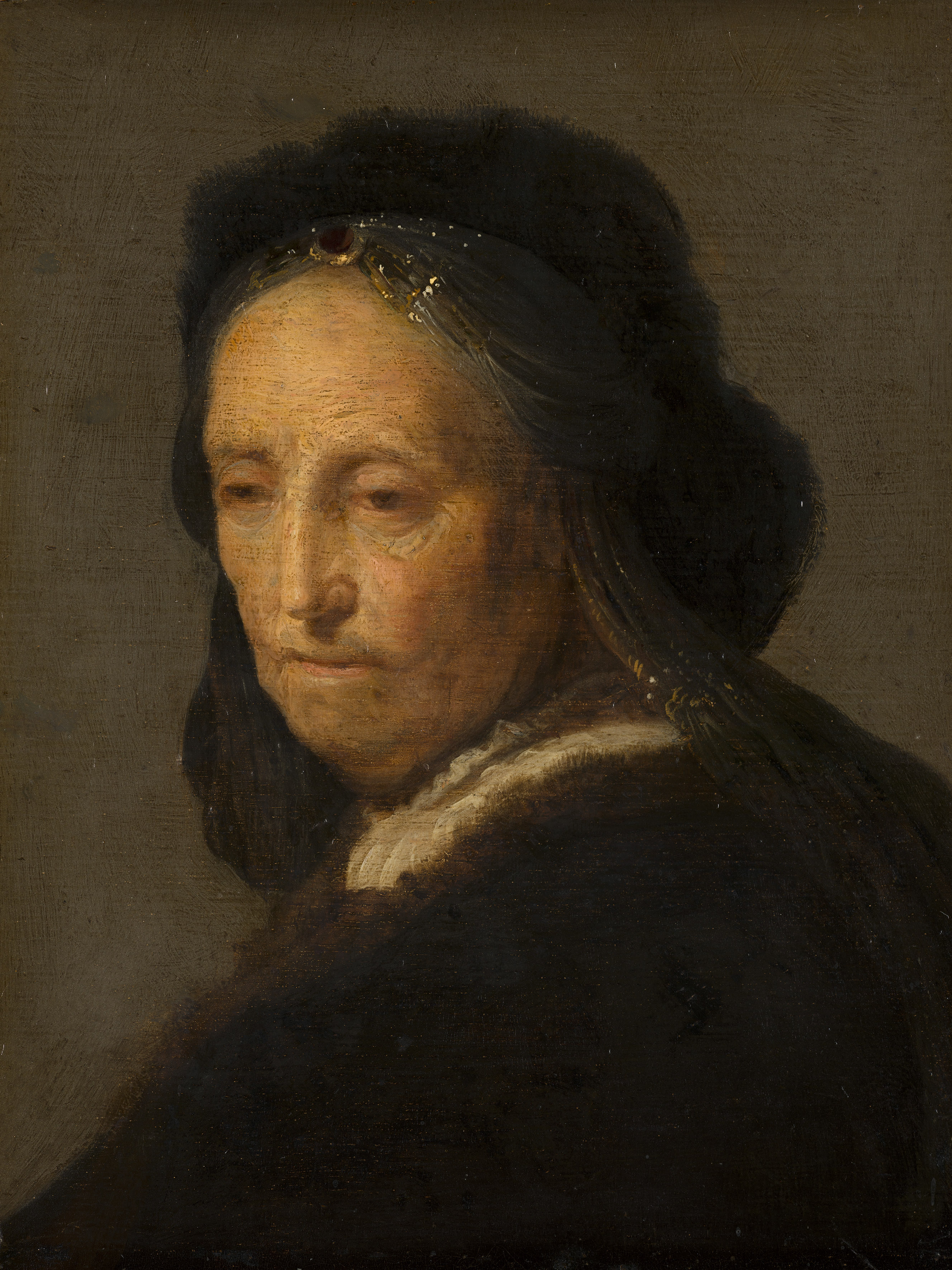 Rembrandt van Rijn, Studie van een oude vrouw