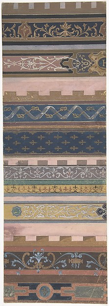 Jules-Edmond-Charles Lachaise, Design for Ceiling at Fontainebleau