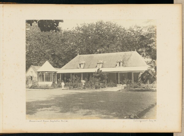 Unknown, Government House. Seychelles.