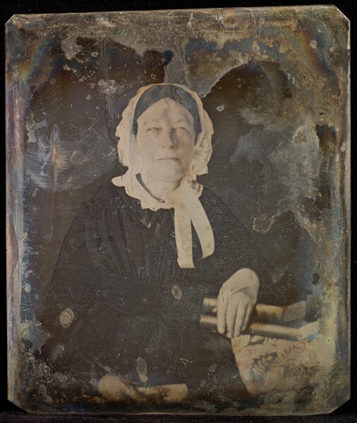 Jacob Byerly, [Portrait of a Seated Elderly Woman in Matron Cap]