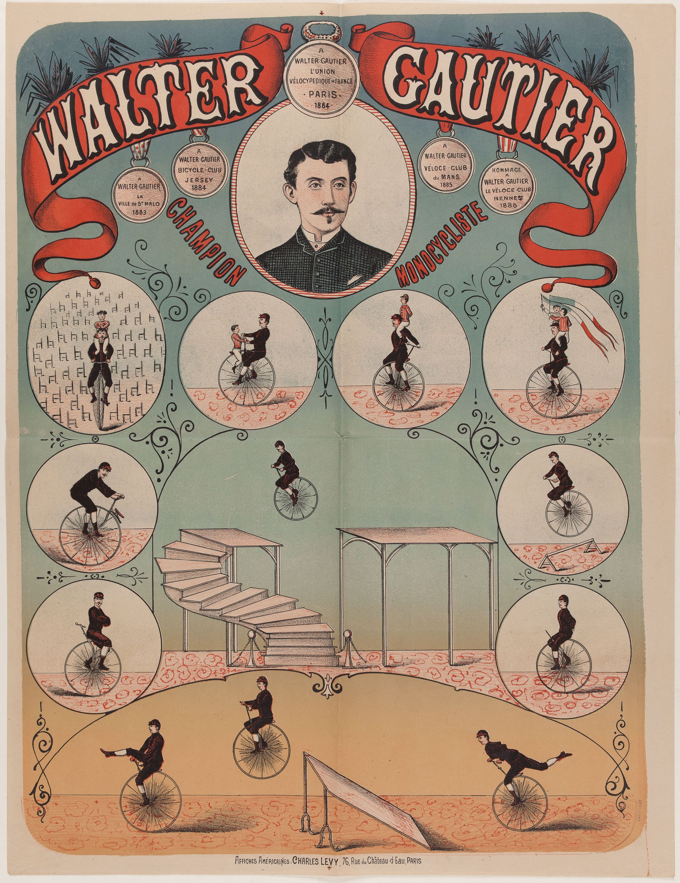 Anonyme, WALTER GAUTHIER/ CHAMPION MONOCYCLISTE