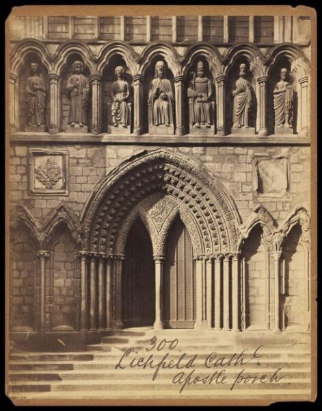 Francis Frith, Lichfield Cath'l.  Apostle Porch