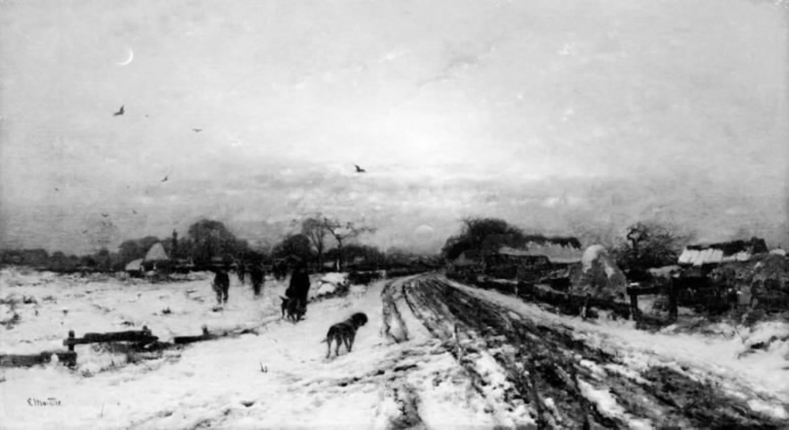 Ludvig Munthe, Vinterlandskab