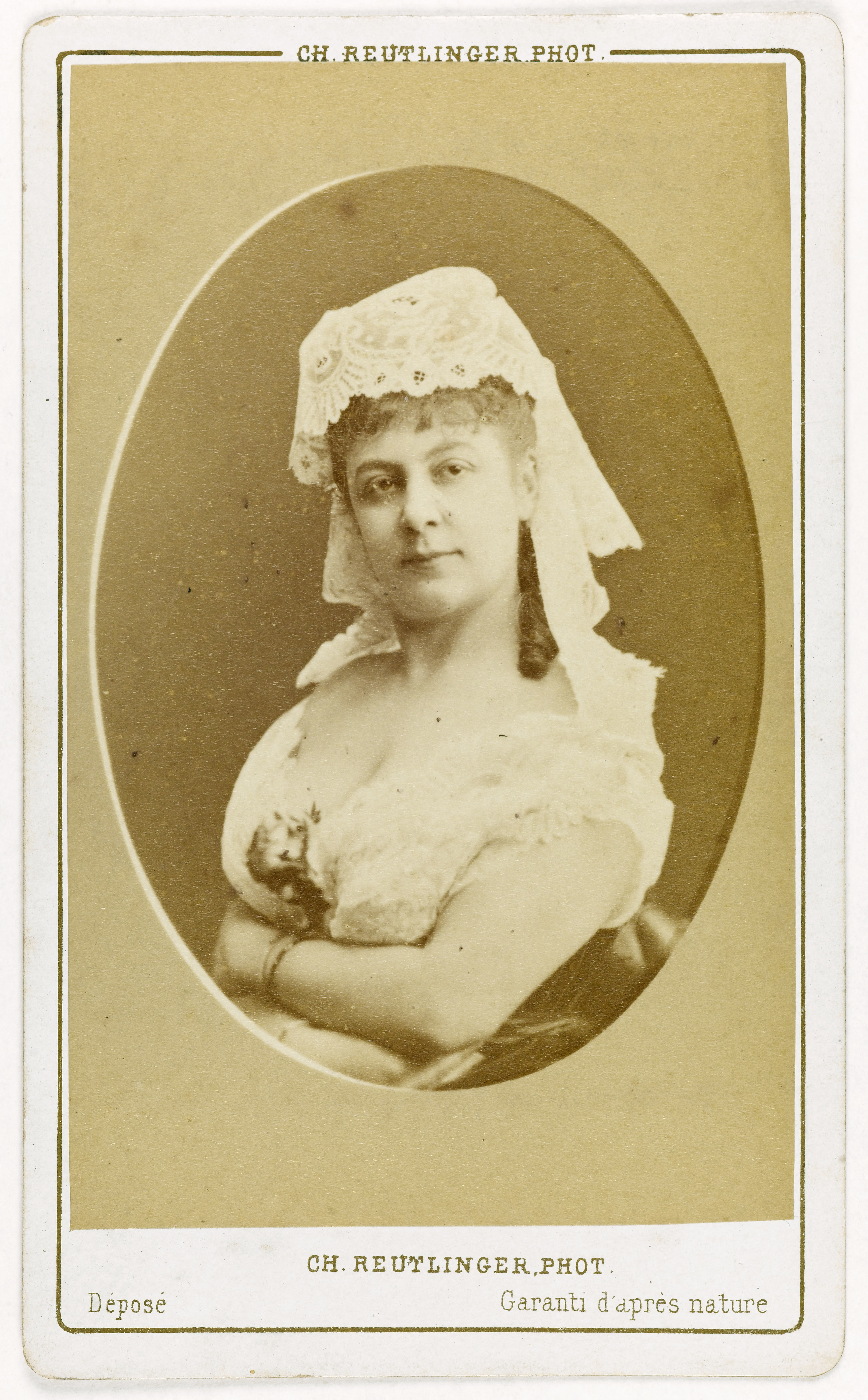 Charles Reutlinger, Portrait d'Angéline Thèse ou Thèze, (danseuse, actrice)