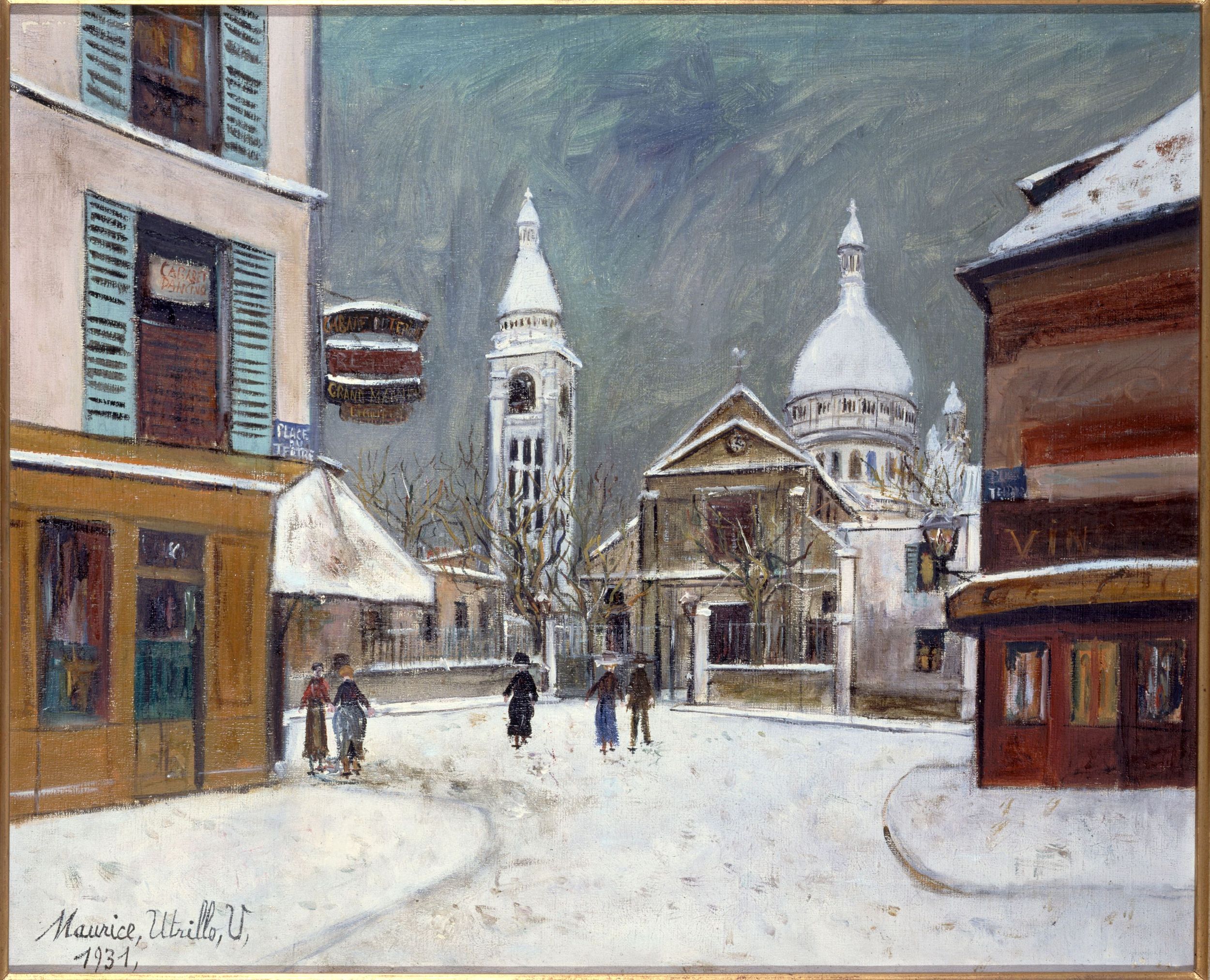Maurice Utrillo, Saint-Pierre-de-Montmartre, 18ème arrondissement.