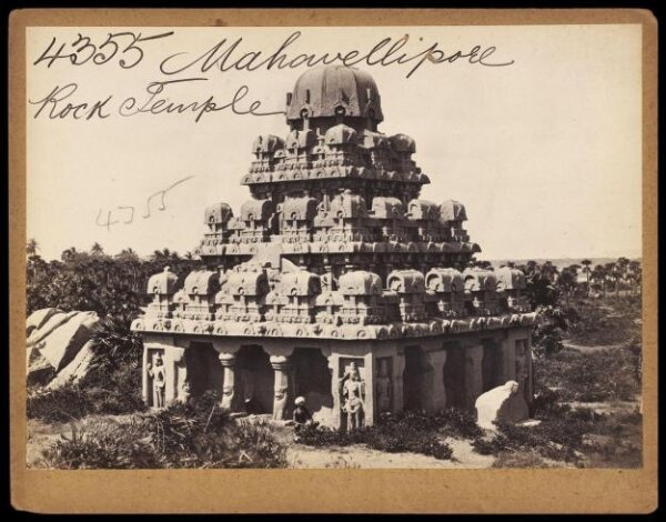 Francis Frith, Mahavellipore.  Rock Temple