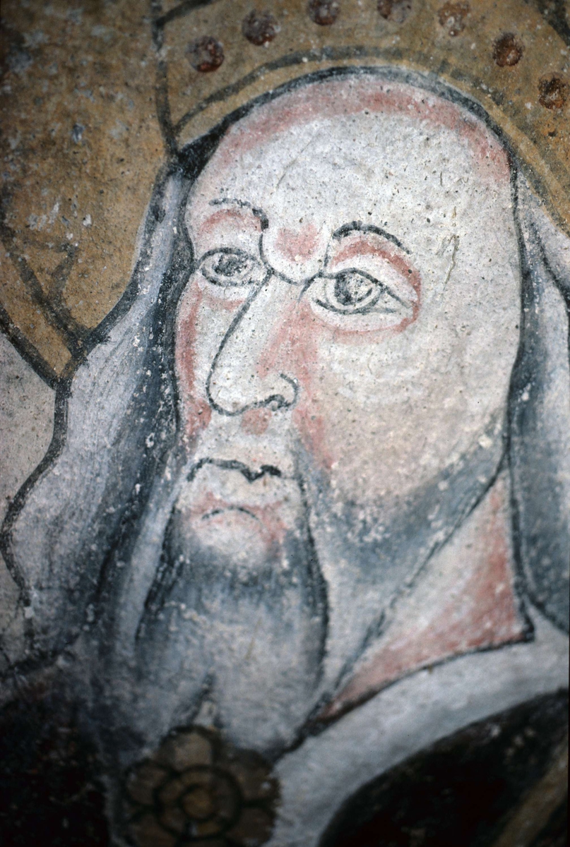 Rune Hammarling, Lime painting in Viksta Church, Viksta parish, Uppland 1986
