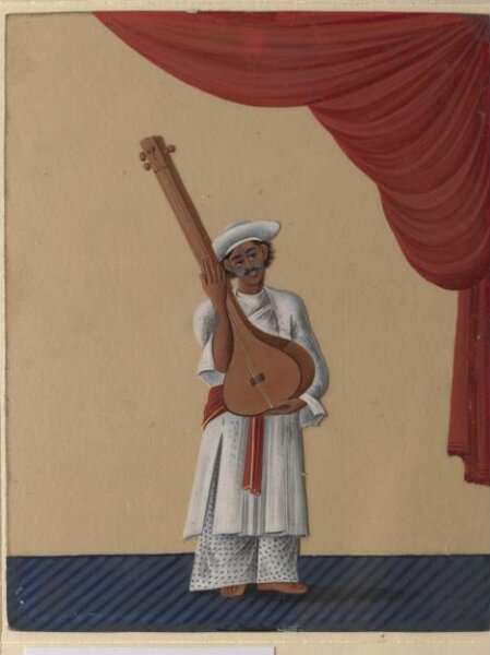Unknown, One of twelve drawings of musicians and dancing-girls.