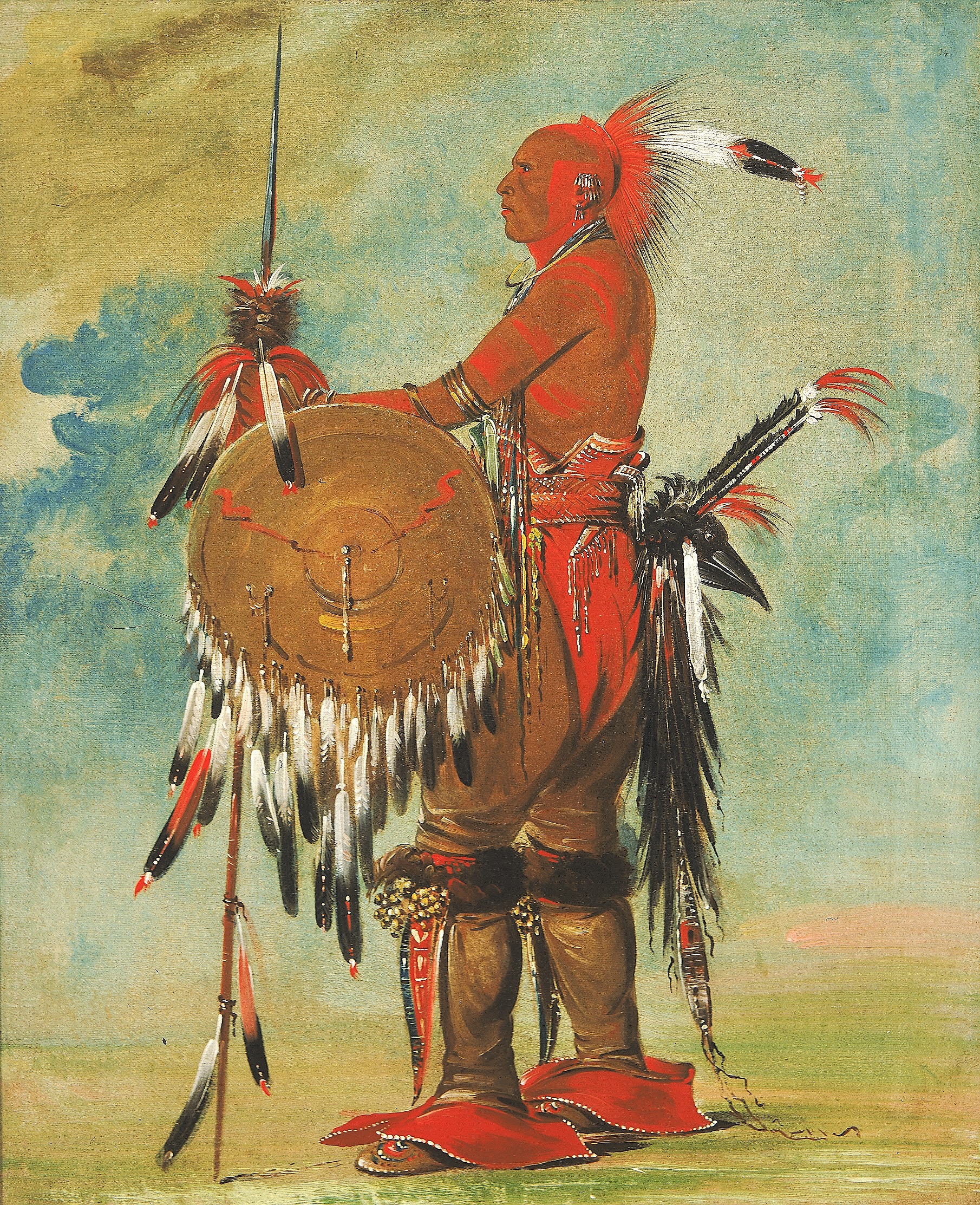 George Catlin, Wáh-pa-ko-lás-kuk, Bear's Track