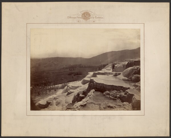 William Henry Jackson, [Mammoth Hot Springs, Gardiner's River, Montana]