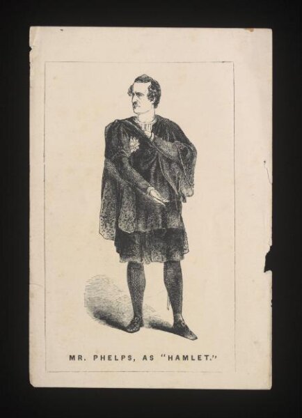 Unknown, Samuel Phelps as Hamlet
