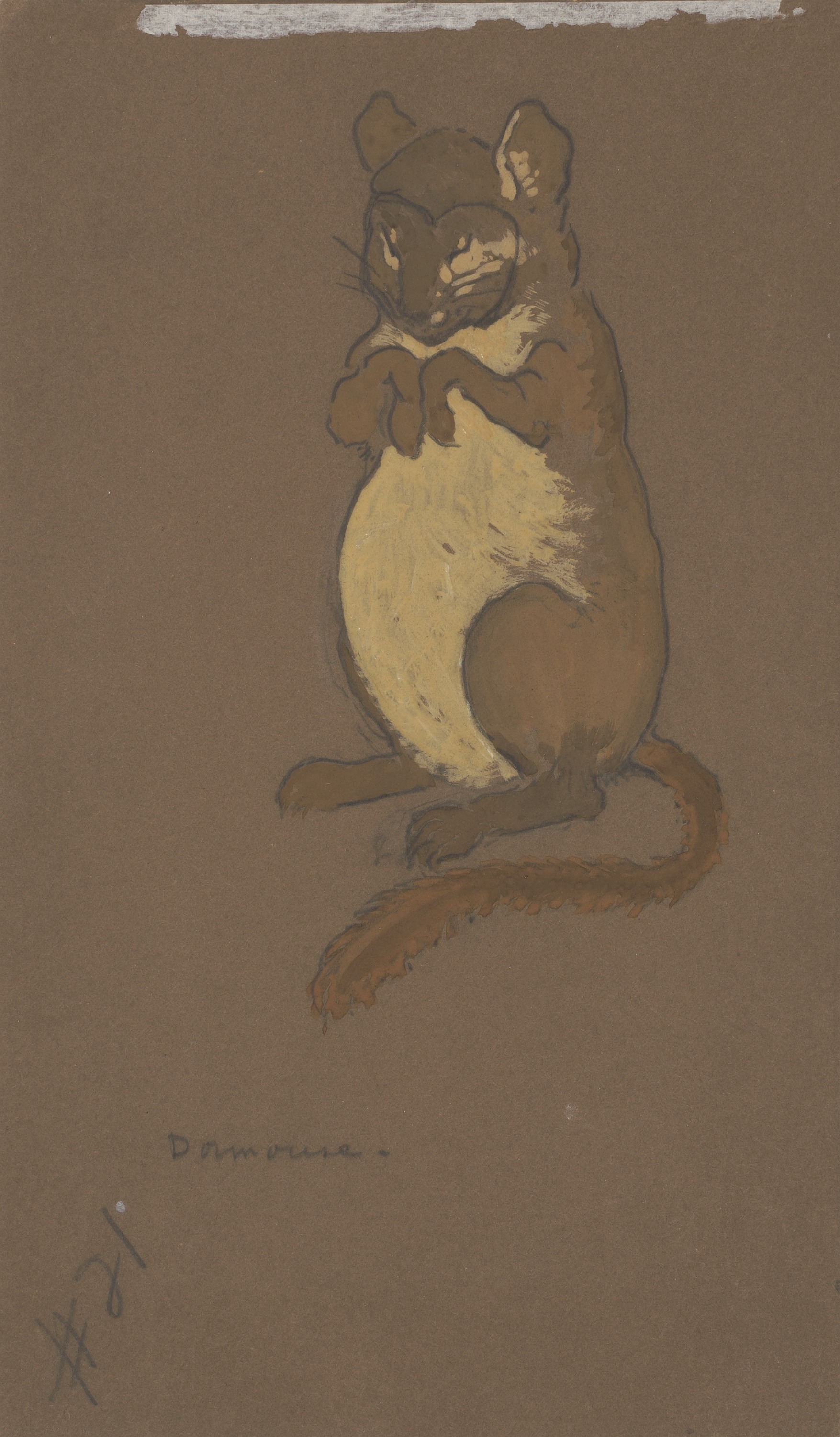 William Penhallow Henderson, Dormouse (costume design for Alice-in-Wonderland, 1915)