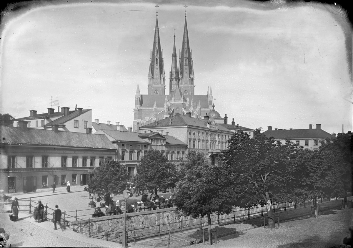 Henri Osti's Fotografiateliér, Fyristorg, Uppsala 1890-tal