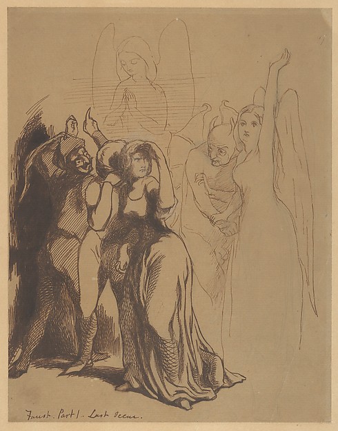 Dante Gabriel Rossetti, Faust: Part 1. Last Scene