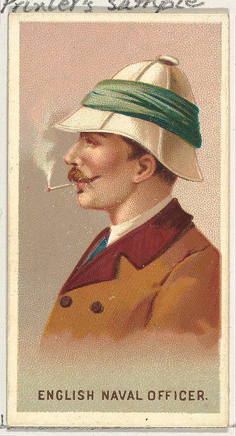 Allen & Ginter, English Naval Officer, from World's Smokers series (N33) for Allen & Ginter Cigarettes