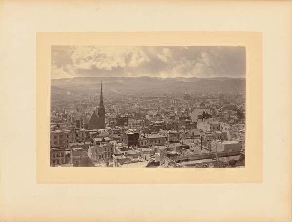 Eadweard J. Muybridge, [View from Windows Looking South-West]