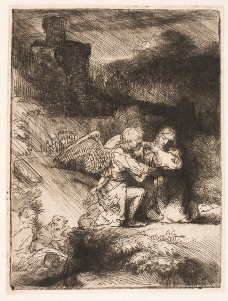 Rembrandt van Rijn, Kristus på Oliebjerget