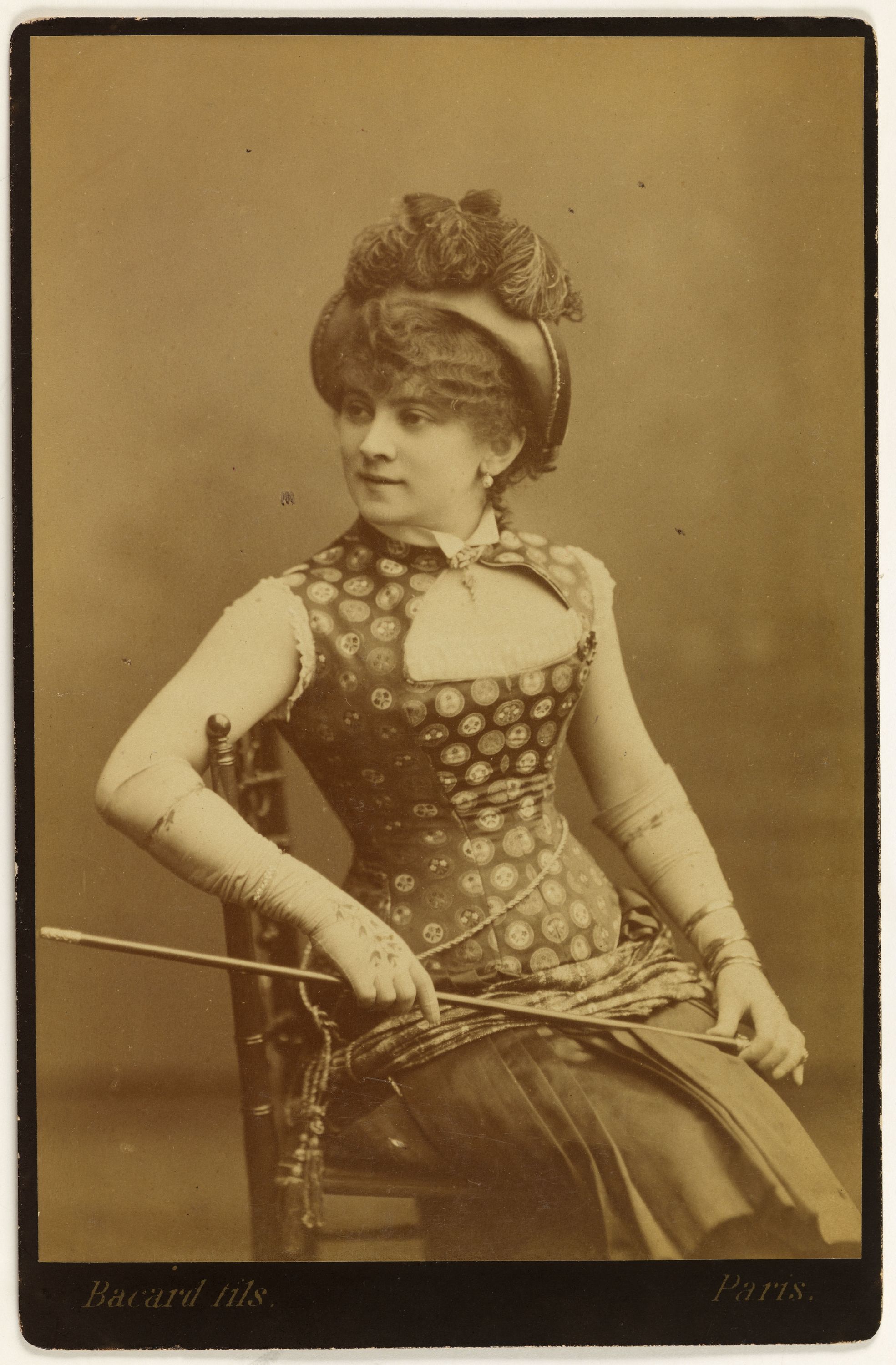 Bacard Fils, Portrait de Juliette Beaumaine, actrice