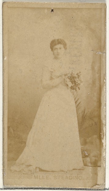 W. Duke, Sons & Co., Mlle. Steading, from the Actors and Actresses series (N145-8) issued by Duke Sons & Co. to promote Duke Cigarettes