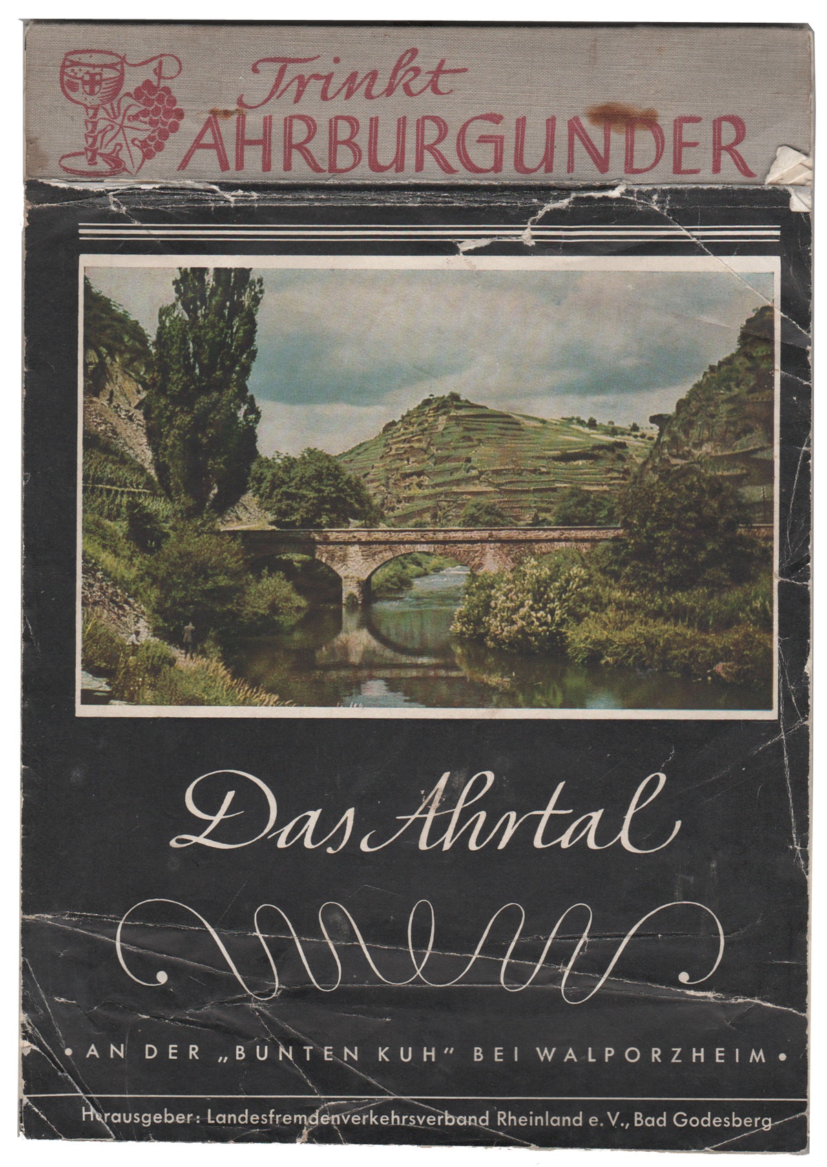 Landesfremdenverkehrsverband Rheinland e. V., Wochenkalender "Das Ahrtal" aus dem Jahr 1939