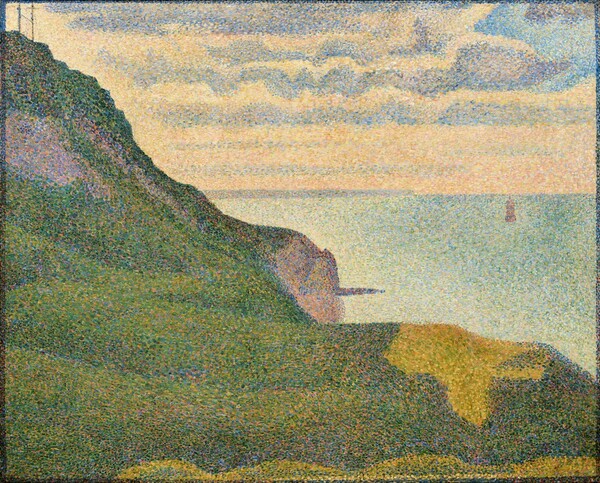 Georges Seurat, Seascape at Port-en-Bessin, Normandy