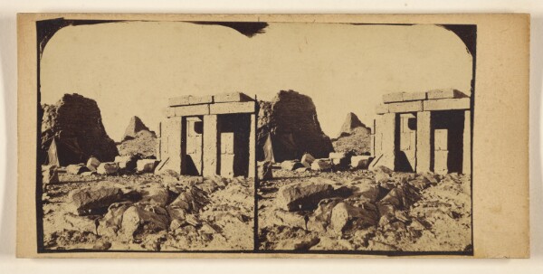 Francis Frith, [The temple of Sanneh. Ethiopia]