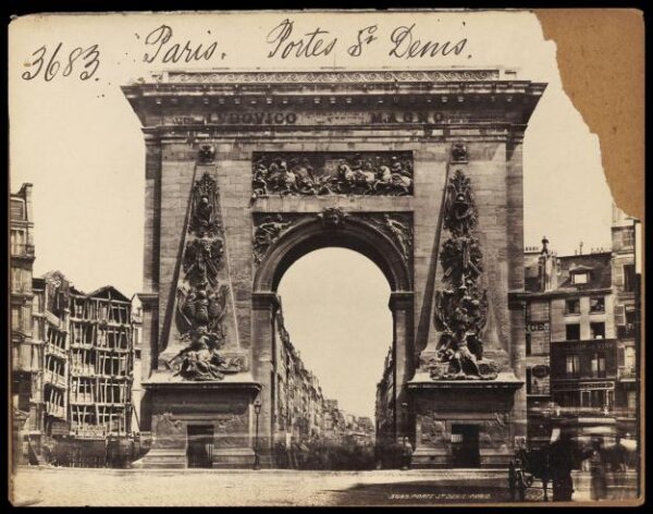Francis Frith, Portes St. Denis.  Paris