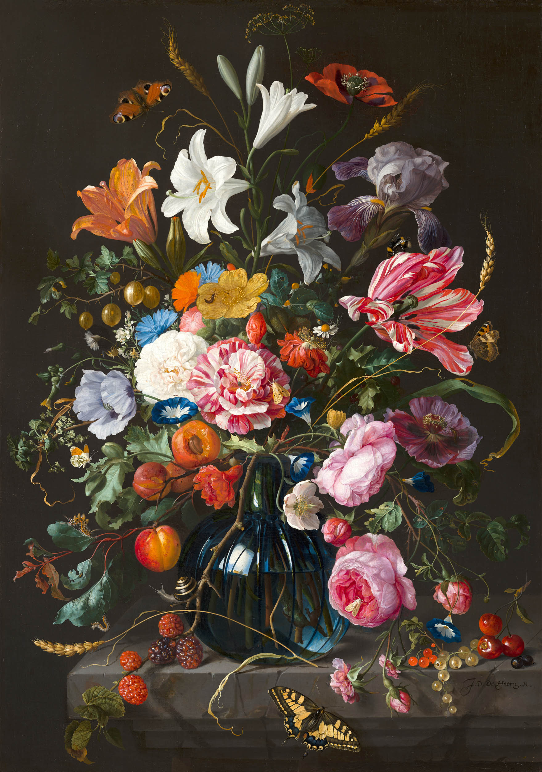 Jan Davidsz de Heem, Vaas met bloemen