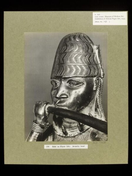 Walker Evans, Trumpeter.  Benin