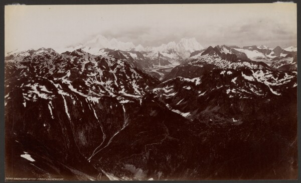 Francis Frith, Oberland Mountains from Leichenstad