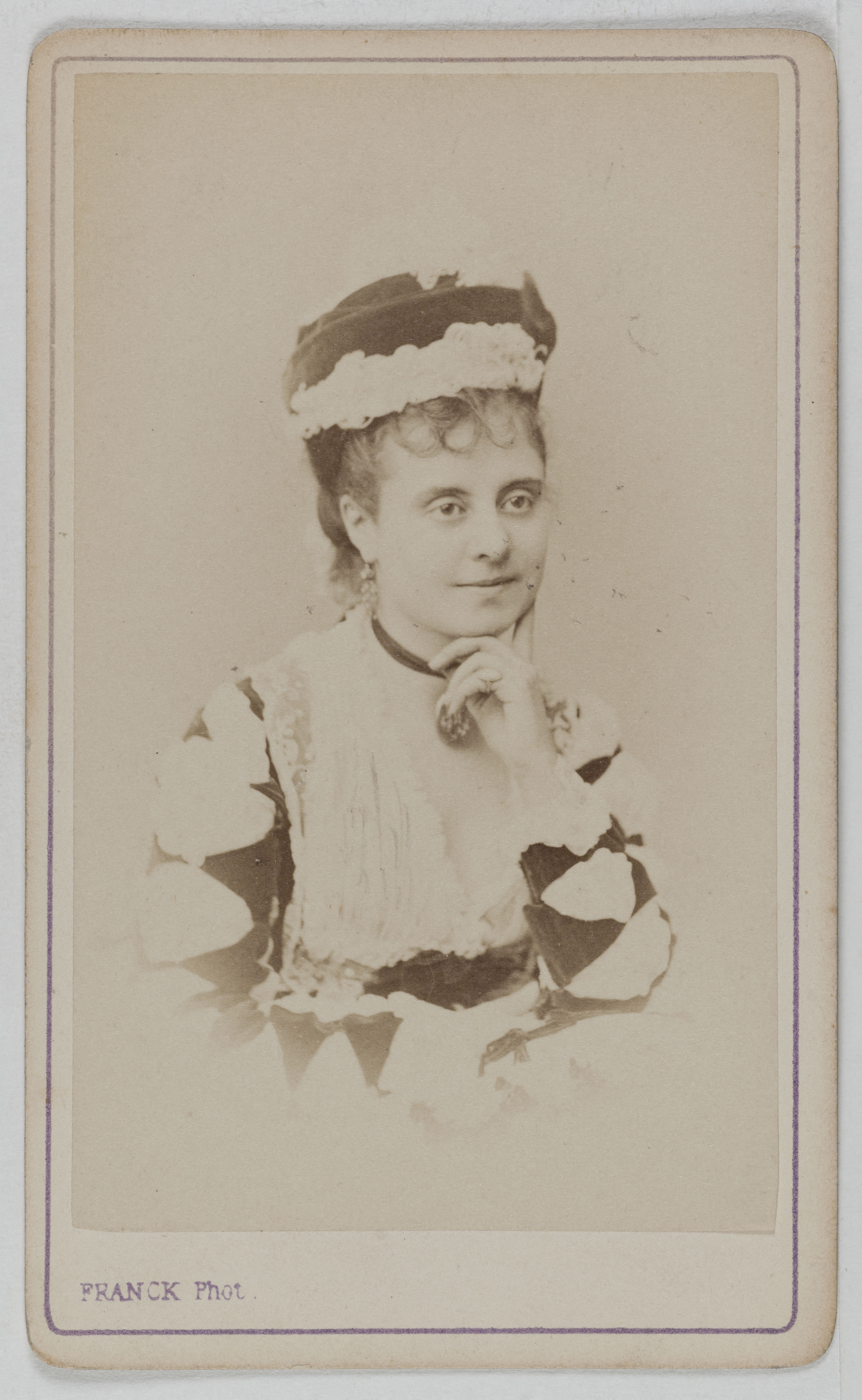 Franck, Portrait de Lherminy, (actrice)