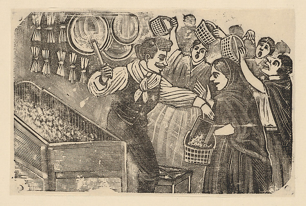 José Guadalupe Posada, The corn vendor who does not ask for money
