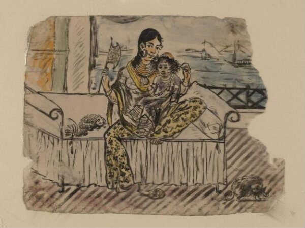 Unknown, One of sixty-three paintings depicting occupations, festivals and ships.