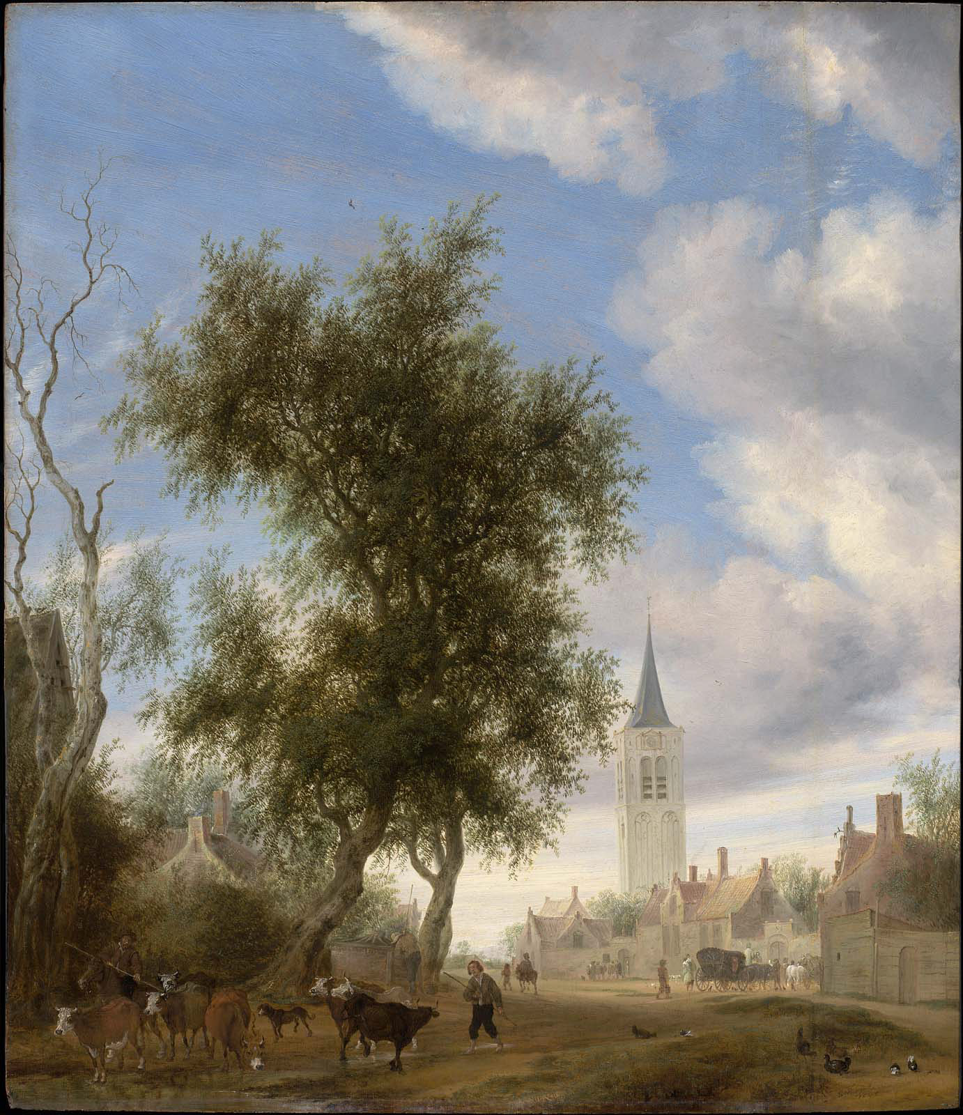 Salomon van Ruysdael, View of Beverwijk