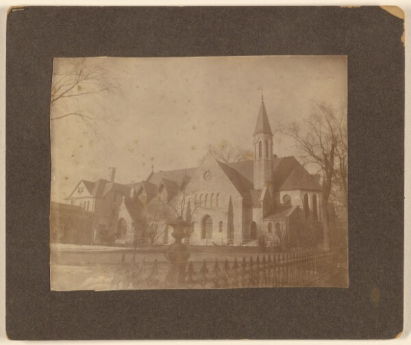 Unknown, [View of a church]